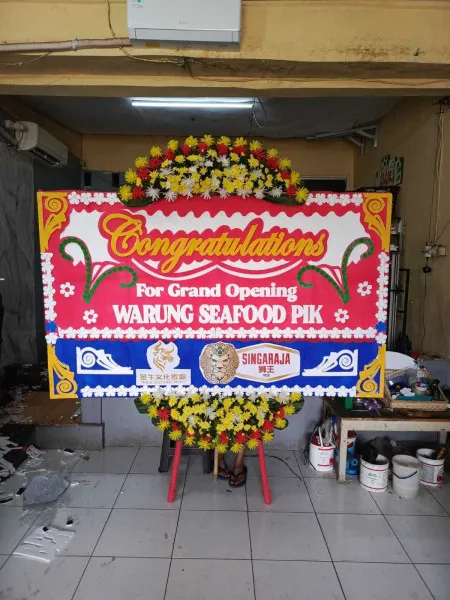 Papan Bunga Ucapan Selamat Jebed Utara Taman